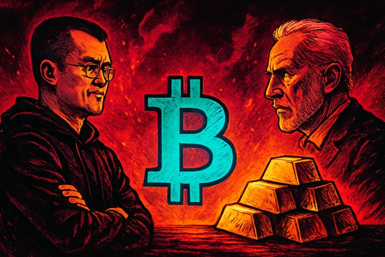 CZ赵长鹏将与比特币大反派Peter Schiff辩论！数位黄金BTC vs. 代币化黄金：谁更满足货币属性？