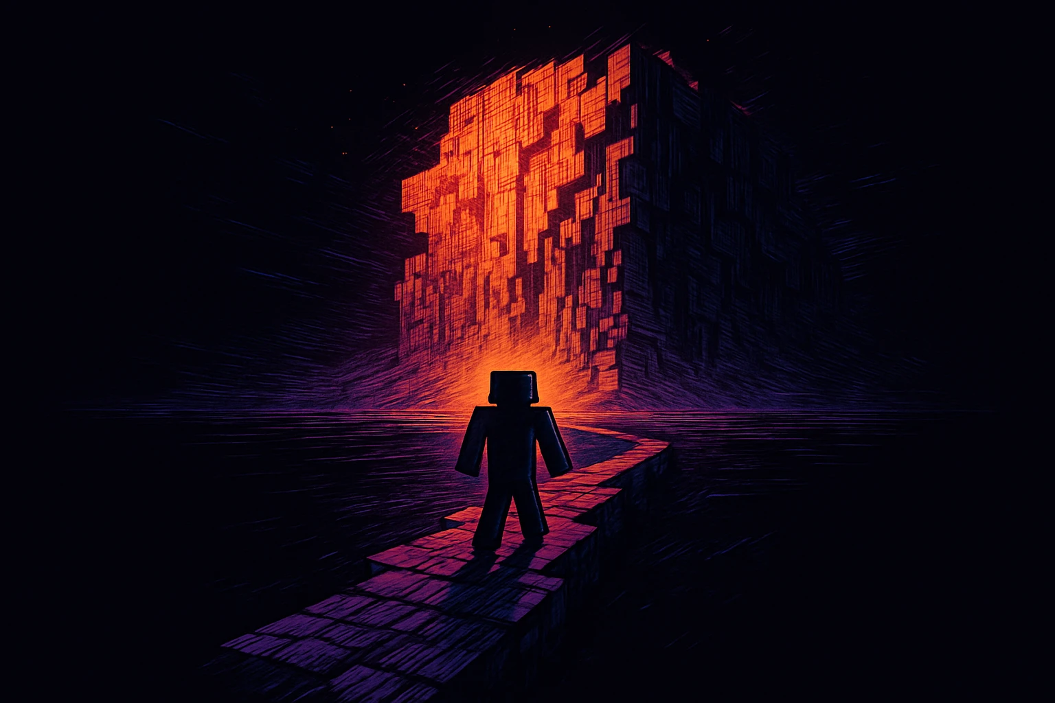 Minecraft实况主花14年走到「边境之地」，不靠传送的史诗级慈善跋涉