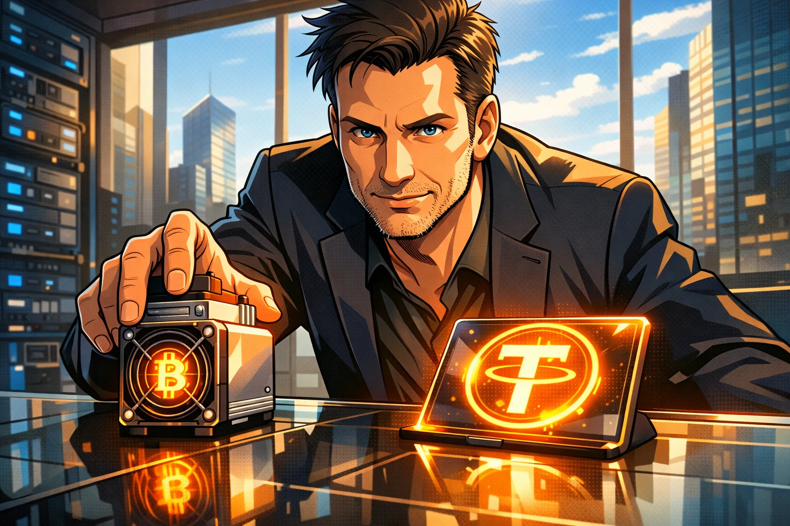 Tether 脱手比特币矿业！ Northern Data 左手倒右手卖给高层，2 亿美元交易有何玄机？