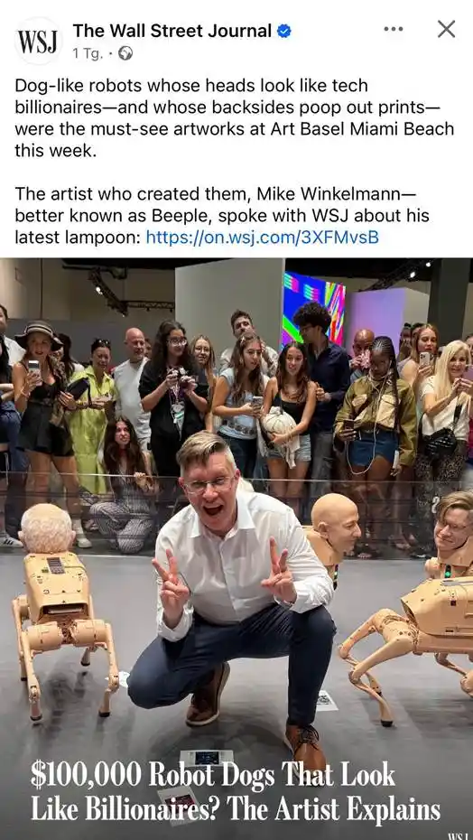 四年前靠 NFT 赚 6900 万美元的 Beeple，现在还在赚钱